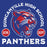 Close-up view of Duncanville High School Panthers Royal Blue Classic Unisex T-shirt 208