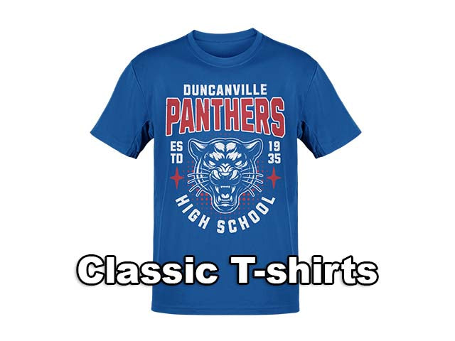 Classic T-shirts - Duncanville High School Panthers