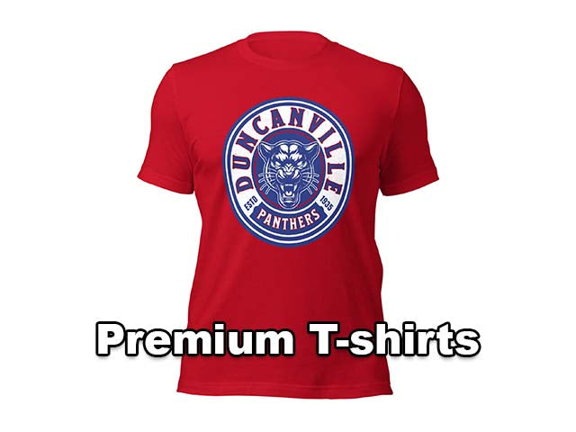 Premium T-shirts - Duncanville High School Panthers