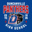 Close-up view of Duncanville High School Panthers Royal Blue Classic Unisex T-shirt 204