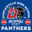 Close-up view of Duncanville High School Panthers Royal Blue Classic Unisex T-shirt 208