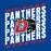 Close-up view of Duncanville High School Panthers Women's Royal Blue SoftStyle T-shirt 223