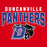 Close-up view of Duncanville High School Panthers Red Classic Unisex T-shirt 234