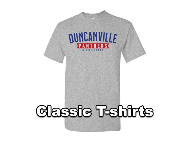 Classic T-shirts - Duncanville Panthers High School