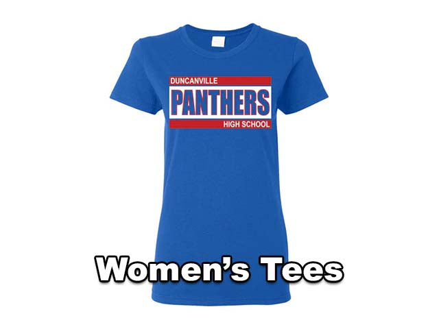 Women's T-shirts - Duncanville Panthers High School