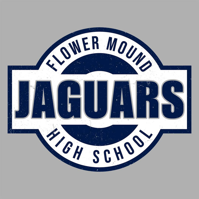 Close-up view of Flower Mound High School Jaguars Sport Grey Classic Unisex T-shirt 011