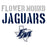 Close-up view of Flower Mound High School Jaguars Unisex 3/4 sleeve Raglan T-shirt 017