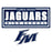 Close-up view of Flower Mound High School Jaguars Unisex 3/4 sleeve Raglan T-shirt 049