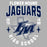 Close-up view of Flower Mound High School Jaguars Women's Sport Grey SoftStyle T-shirt 204