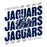 Close-up view of Flower Mound High School Jaguars Unisex 3/4 sleeve Raglan T-shirt 223