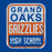 Close-up of Grand Oaks High School Grizzlies Women's Royal T-shirt 01