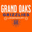 Close-up of Grand Oaks High School Grizzlies Classic Unisex Orange T-shirt 03