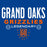 Close-up of Grand Oaks High School Grizzlies Premium Royal Unisex T-shirt 03