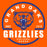 Close-up of Grand Oaks High School Grizzlies Classic Unisex Orange T-shirt 04