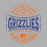 Close-up of Grand Oaks High School Grizzlies Sport Grey Classic Unisex Hoodie 10