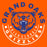 Close-up of Grand Oaks High School Grizzlies Classic Unisex Orange T-shirt 19