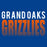 Close-up of Grand Oaks High School Grizzlies Classic Unisex Royal T-shirt 24