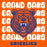 Close-up of Grand Oaks High School Grizzlies Premium Orange Unisex T-shirt 28