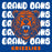 Close-up of Grand Oaks High School Grizzlies Royal Classic Unisex Hoodie 28