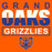 Close-up of Grand Oaks High School Grizzlies Classic Unisex Orange T-shirt 29