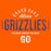 Close-up of Grand Oaks High School Grizzlies Classic Unisex Orange T-shirt 40