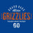 Close-up of Grand Oaks High School Grizzlies Women's Royal T-shirt 40