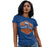 Woman wearing a Grand Oaks High School Grizzlies Women's Royal T-shirt 16