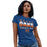 Woman wearing a Grand Oaks High School Grizzlies Women's Royal T-shirt 29