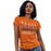 Woman wearing a Grand Oaks High School Grizzlies Women's Orange T-shirts 17