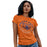 Woman wearing a Grand Oaks High School Grizzlies Women's Orange T-shirts 19