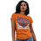 Woman wearing a Grand Oaks High School Grizzlies Women's Orange T-shirts 27