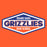 Close-up view of Grand Oaks High School Grizzlies Classic Unisex Orange T-shirt 009