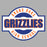 Close-up view of Grand Oaks High School Grizzlies Women's Sport Grey SoftStyle T-shirt 011