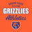 Close-up view of Grand Oaks High School Grizzlies Classic Unisex Orange T-shirt 034
