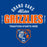 Close-up view of Grand Oaks High School Grizzlies Classic Unisex Royal T-shirt 040