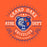 Close-up view of Grand Oaks High School Grizzlies Classic Unisex Orange T-shirt 201