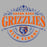 Close-up view of Grand Oaks High School Grizzlies Women's Sport Grey SoftStyle T-shirt 211