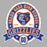 Close-up view of Grand Oaks High School Grizzlies Women's Sport Grey SoftStyle T-shirt 212