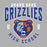 Close-up view of Grand Oaks High School Grizzlies Women's Sport Grey SoftStyle T-shirt 213