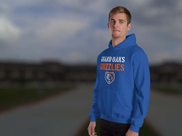 Grand Oaks High School Grizzlies Premium Unisex Hoodies All Products Page