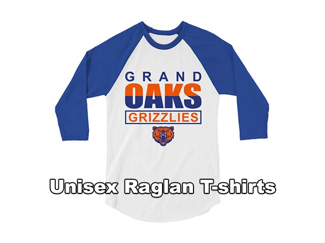Raglan T-shirts - Grand Oaks High School