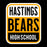 Hastings High School Black Classic T-shirt 01