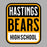 Hastings High School Sports Grey Classic T-shirt 01