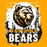 Close-up view of Hastings High School Bears Gold Classic Unisex T-shirt 202