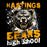 Close-up view of Hastings High School Bears Black Classic Unisex Hoodie 205