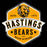 Close-up view of Hastings High School Bears Black Classic Unisex Hoodie 209