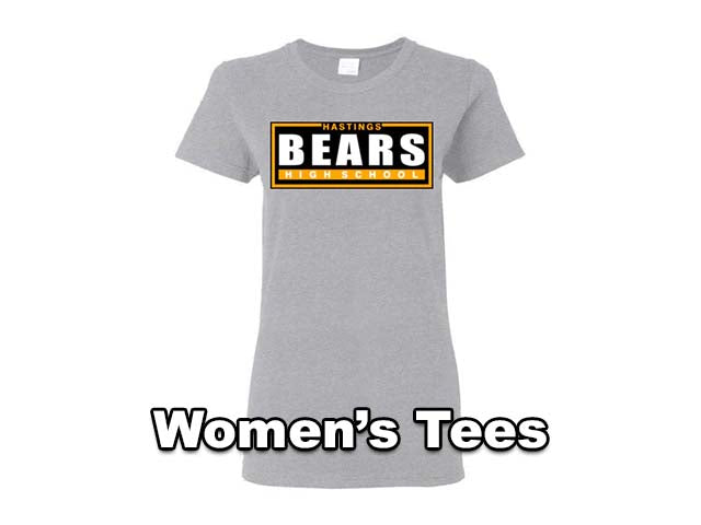 Womens T-shirts Hastings Bears high School