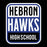 Hebron High School Women's Black T-shirt 01