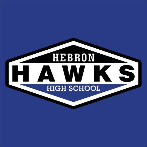 Hebron High School Women's Royal Blue T-shirt 09