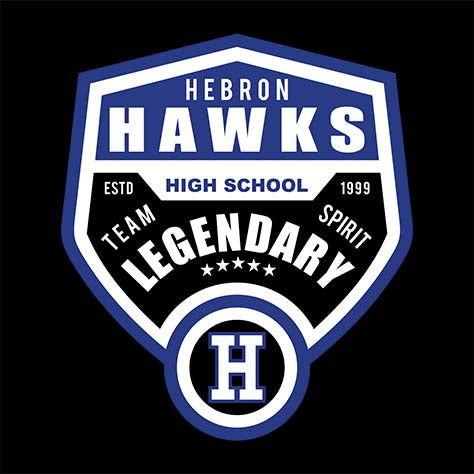 Hebron High School Black Classic Hoodie 14